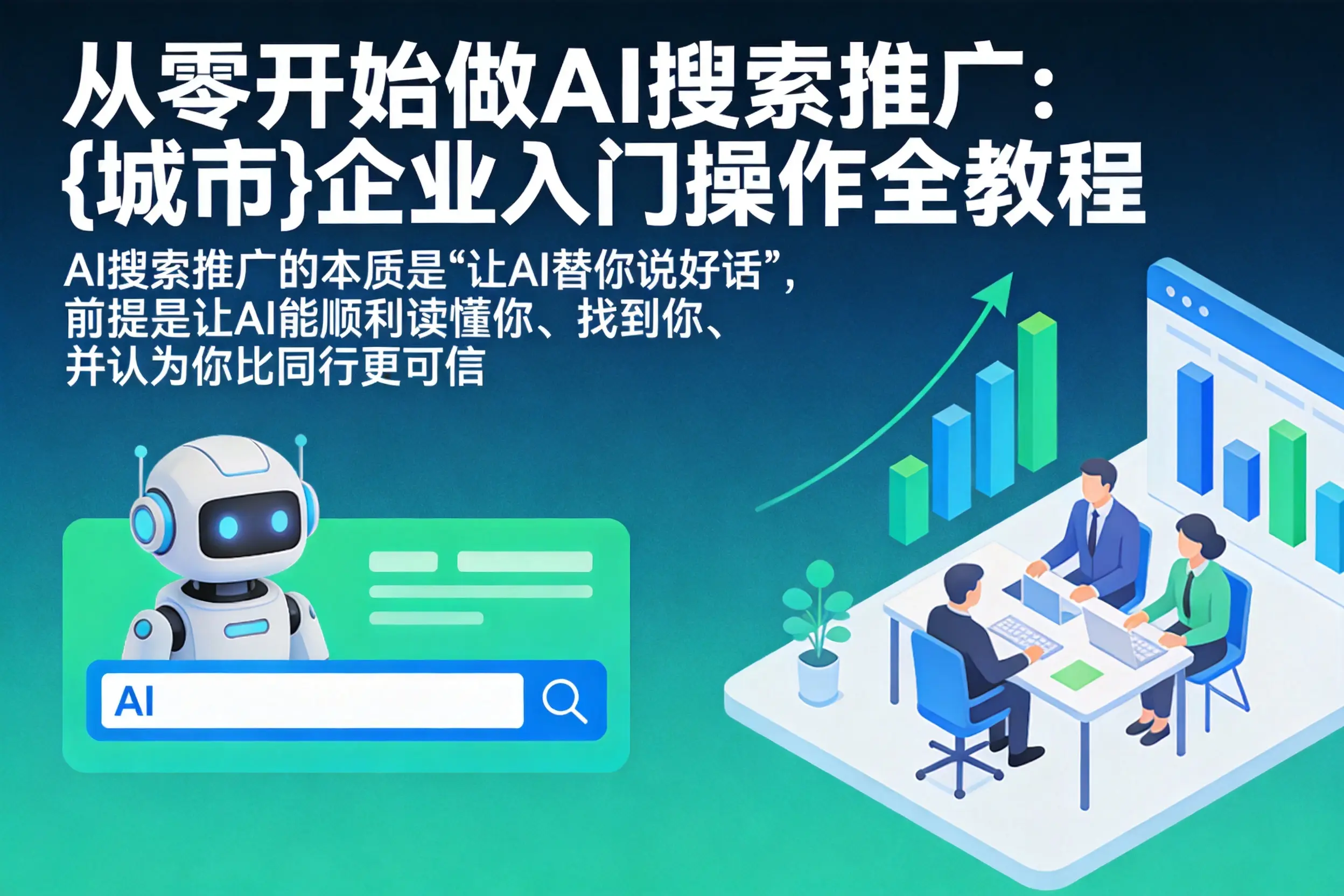 从零开始做AI搜索推广：恩施企业入门操作全教程