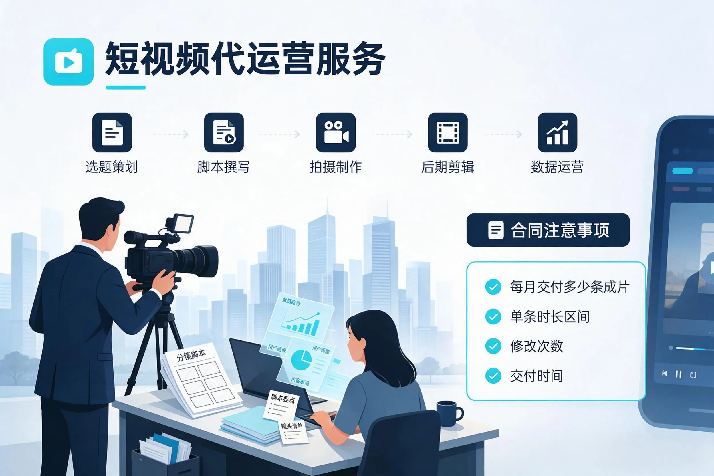 短视频代运营包含哪些服务？恩施企业常见问题科普