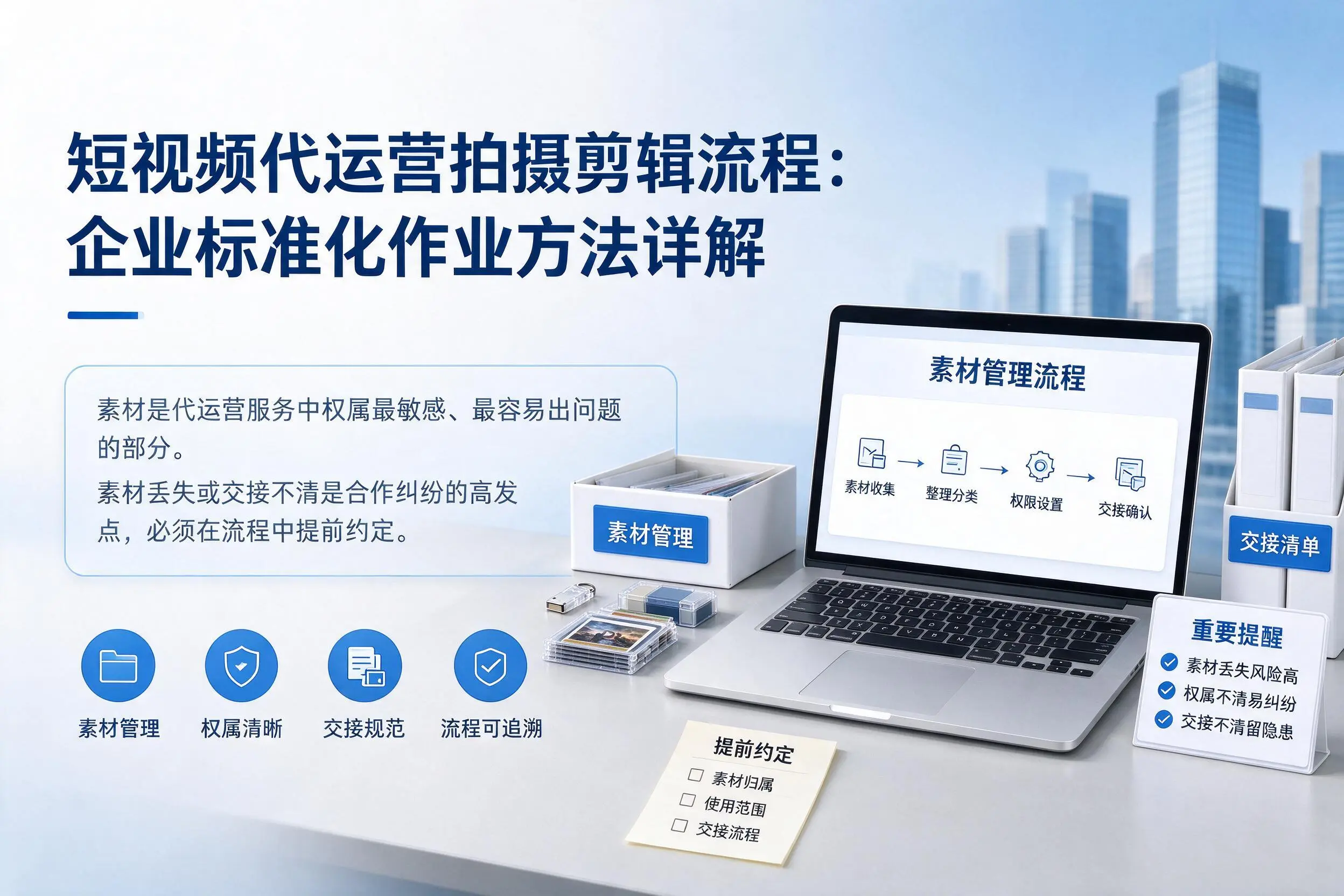短视频代运营拍摄剪辑流程：恩施企业标准化作业方法详解